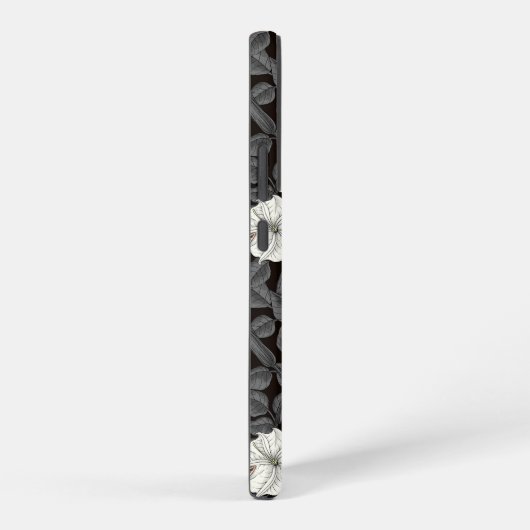 月の花とスフィンクスの蛾2 SAMSUNG GALAXYケース (右側面)