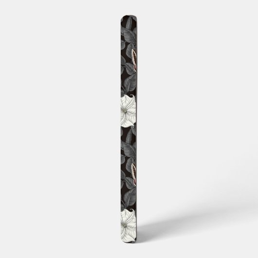 月の花とスフィンクスの蛾2 SAMSUNG GALAXYケース (左側面)