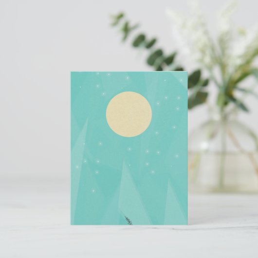 月の花 ポストカード (スタンド正面)