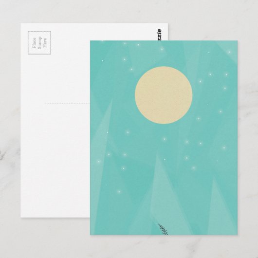 月の花 ポストカード (正面/裏面)