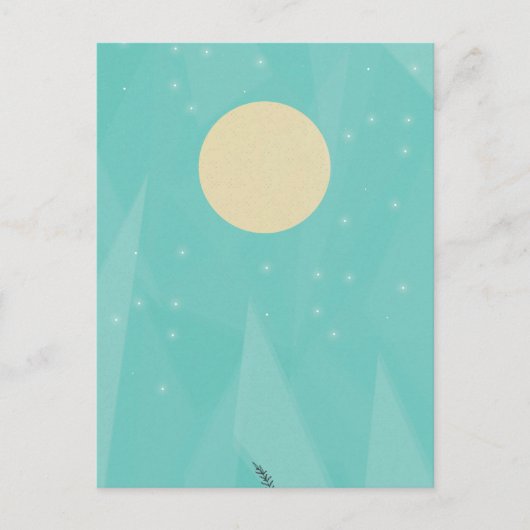 月の花 ポストカード (正面)