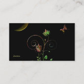 月の花 名刺 (裏面)