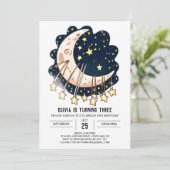 月の落星 デジタル誕生日 招待状 (スタンド正面)