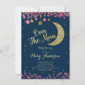 『月の虹の赤ん坊の夕立』 招待状 (正面)