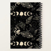 月の蛾とヘビ ノートブック (裏面)