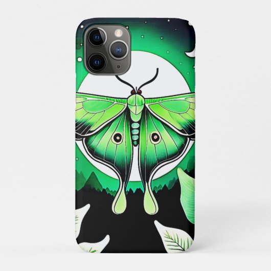 月の蛾の夜 Case-Mate iPhoneケース (裏)