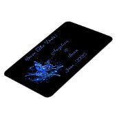 月の蛾の魔法の結婚式は日付を保存する！ マグネット (左側)