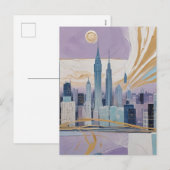 月の街並 シーズンポストカード (正面/裏面)