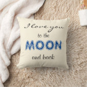 月の装飾用クッション クッション (ブランケット)