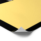 月の複数の従業員の写真の表示投稿 ポスター (角)