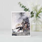 月の西の太陽の東のヴィンテージ葉書 ポストカード (スタンド正面)