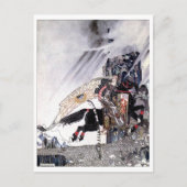 月の西の太陽の東のヴィンテージ葉書 ポストカード (正面)