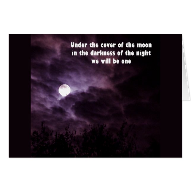 月の覆いの下 (正面横)