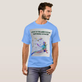 月の視線: 月は私たちを見返しているのだろうか？ Tシャツ (正面フル)
