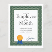 月の証明書の使用人 (正面)