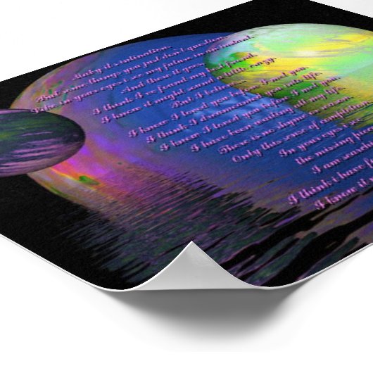 月の詩 ポスター (角)