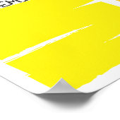 月の認識の写真表示従業員 ポスター (角)