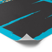 月の認識の写真表示従業員 ポスター (角)