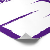 月の認識の写真表示従業員 ポスター (角)