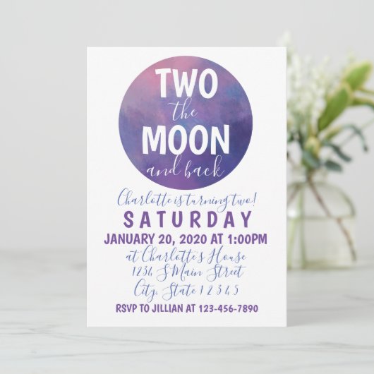 月の誕生日2 招待状 (スタンド正面)