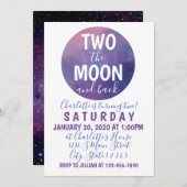 月の誕生日2 招待状 (正面/裏面)