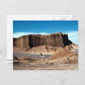 月の谷、アタカマ砂漠、チリ砂漠 ポストカード (正面/裏面)