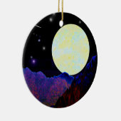 月の谷 セラミックオーナメント (右)