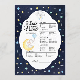 月の象の上であなたの財布のゲームの中にあるものを 招待状