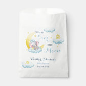 月の象の男の子のシャワーの上 フェイバーバッグ (正面)