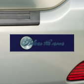 月の責任にして下さい バンパーステッカー (車上)