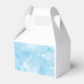 月の赤ちゃんシャワーで水色を洗う フェイバーボックス (裏面サイド)