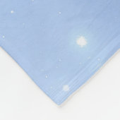 月の赤ちゃんシャワーに フリースブランケット (角)