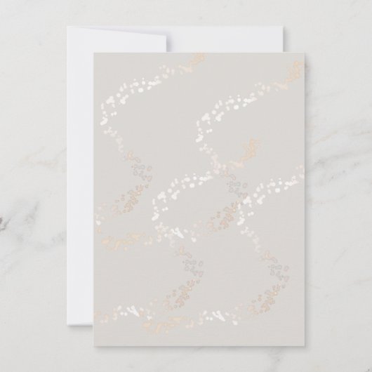 月の赤ちゃんシャワーの招待状 招待状 (裏面)