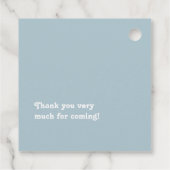 月の赤ちゃんシャワーを浴びる天月と星 フェイバータグ (裏面)