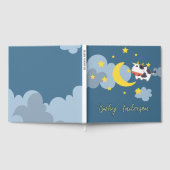 月の赤ちゃんシャワー越え ゲストブック (全面)