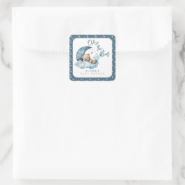 月の赤ちゃんシャワー越え スクエアシール