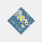 月の赤ちゃんシャワー越え スタンダードカクテルナプキン (角)