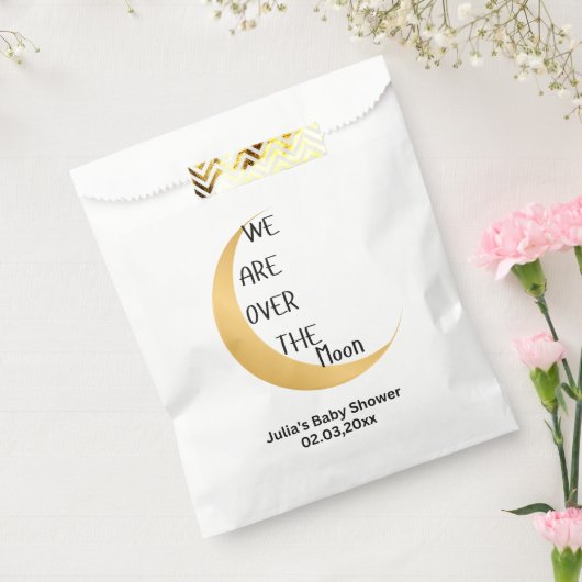 月の赤ちゃんシャワー越え フェイバーバッグ (封をした状態)