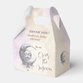 月の赤ちゃん男女兼用のシャワーのお気に入り フェイバーボックス (正面サイド)