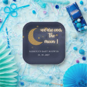 月の赤ちゃん男女兼用のシャワー ペーパープレート (パーティー)