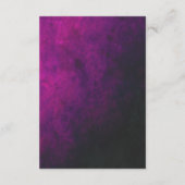 月の赤ん坊のシャワーの上で アドバイスカード (裏面)