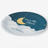 『月の赤ん坊の夕立』 ペーパープレート (アングル)