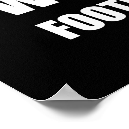 月の足跡 ポスター (角)