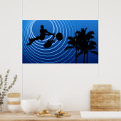 月の輝きのサイクル ポスター (キッチン)