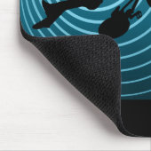 月の輝きのサイクル マウスパッド (コーナー)