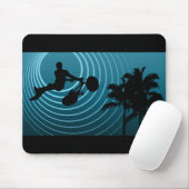 月の輝きのサイクル マウスパッド (マウス)