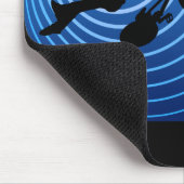 月の輝きのサイクル マウスパッド (コーナー)