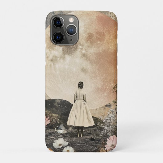 月の輝くエレガンス – 月のある女性のバックビュー2 Case-Mate iPhoneケース (裏)