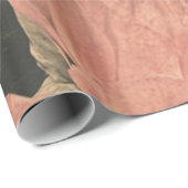 月の輝くエレガンス – 月のある女性のバックビュー ラッピングペーパー (ロールコーナー)