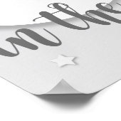 月の輝く星の保育園アートプリント3/3 ポスター (角)